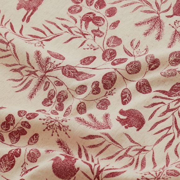 H&M Forest Animals Patterned Canvas Tablecloth - Picture 3 of 3